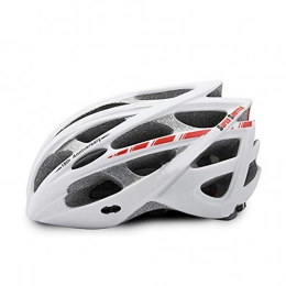 LPLHJD Helmet Clothing Bicycle Helmet Road Mountain Bike Equipment Riding Helmet Integrated Ultra Light Adult Men And Women Helmet 30 Hole Breathable Safety Helmet LPLHJD (Color : White)