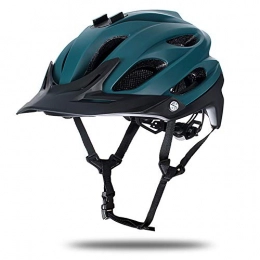 Dgtyui Clothing Bicycle helmet unisex cycling helmet men and women cycling helmet adult mountain bike helmet Dark green black One size