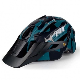 BNTTEAM Clothing Bicycle Helmet with Rear Light, CE Certified Adjustable Specialized Mountain & Road Cycle Helmet For Super Light Bike Helmet Adult Bike Helmet, (Dark green)