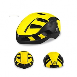 UQB Clothing Bicycle Riding Helmet, Cycling Helmet Pneumatic Helmet Men and Women Mountain Road Bike Helmet Riding Equipment Helmet-yellow-L(58-62cm)