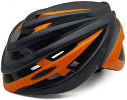 Xtrxtrdsf Clothing Bicycle Riding Helmet Integrated Molding Mountain Road Helmet Outdoor Riding Protective Equipment Riding Helmet Effective xtrxtrdsf (Color : Orange)