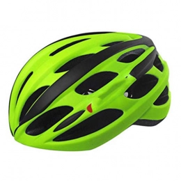 LXFTK Mountain Bike Helmet Bicycle Riding Helmet, Men and Women Riding Mountain Bike With Light Taillights Ultralight Helmet Breathable Sports Windproof Helmet 58-62CM-yellow