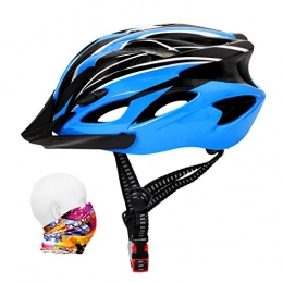 ioutdoor Clothing Bike Helmet 56-64CM with Visor, Sport Headwear, 18 Vents, Cycling Bicycle Helmets Adjustable Lightweight Large Adults Mens Womens Ladies for BMX Skateboard MTB Mountain Road Bike Safety(Blue&Black)