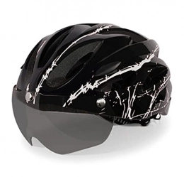 Hammock Clothing Bike Helmet Adults Magnetic Goggle Ultralight MTB Bicycle Helmet Cycling Sports Safety Protective Helmet for Men Women Adjustabl（53-63cm) B, 53-63CM