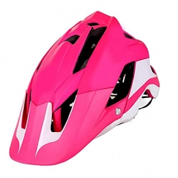 Screst Mountain Bike Helmet Bike Helmet Bike Helmet Adjustable Lightweight Bicycle Safety Protection with Vents for Road Mountain Cycle MTB Men Women Rosy
