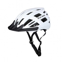 Bike Helmet - Bike Helmets Men, Breathable Detachable Brim Removable Lining Head Protection Safety Helmet, For Road Cycling Mountain Biking