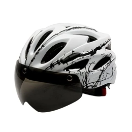 BANGHA Clothing Bike Helmet, Cycle Helmet Black Goggles Bicycle Helmet Ultralight Pattern Bike Helmet Riding Mountain Road Bike Integrally Molded Cycling Helmets (Color : 90 X 200 Cm)