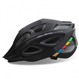 Bradoner Clothing Bradoner Flip-Up Helmets Bicycle Helmet Integrated Molding Riding Helmet Mountain Bike Road Bike Helmet Men And Women (Color : Black)