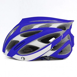 CARBUY Mountain Bike Helmet CARBUY 30-Hole Road Mountain Bike Helmet, Head Safety Helmet for Cycling Competition, Professional Design, Breathable Cushioning Lining, One-Piece Helmet, Blue, L57~61CM