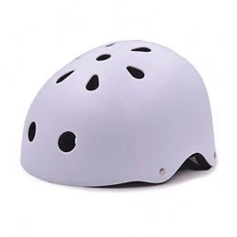 CHHNGPON Mountain Bike Helmet CHHNGPON Riding helmet Kids / Adults MTB Bike Helmet Round Men Women Sport Accessory Cycling Helmet Adjustable Head Size Mountain Road Bicycle Helmets (Color : White, Size : L(59 62CM))
