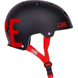 Core Clothing Core Protection Street Helmet Skate / BMX / Bike / MTB / Roller Derby / Scooter - Black / Red, L / XL