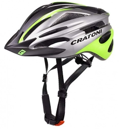 Cratoni Mountain Bike Helmet Cratoni Pacer+ Bicycle Helmet, black-anthracite-lime, (L-XL (58-62 cm)
