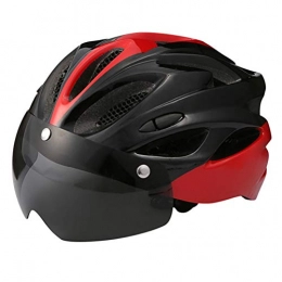 Haplws Mountain Bike Helmet Cycle Helmet Ultralight Magnetic Goggles Visor Shield Bicycle Helmets MTB Mountain Road Bike Helmets Cycling Safety