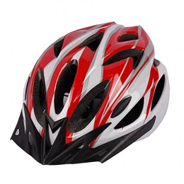 AFSDF Clothing Cycle Helmet with Detachable Visor Bicycle MTB Helmets Adjustable Cycling Bicycle Helmets for Adult Men&Women Sport Riding Bike, Red