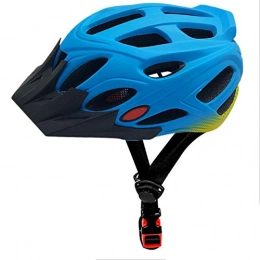 Yuan Ou Mountain Bike Helmet Cycle Helmet Yuan Ou Ultra-lightweight Bike Breathable Mtb Mountain Safety Head Cap Outdoor Cycling 54-58cm A-689-blue yellow