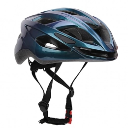 Demeras Mountain Bike Helmet Demeras Cycling Bike Helmet Integrally Molded Helmets Head Protection with EPS Buffer Foam for BMX Skateboard MTB(White-blue Gradient)