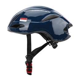 Demeras Clothing Demeras Cycling Helmet Motorcycle Helmet Double Buckle Design Nylon Webbing Adjustable for Adult Men / Women(Dark Blue)