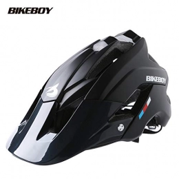 DishyKooker Clothing DishyKooker Bikeboy Bicycle Mountain Bike Helmet Riding Integrally Molded Bicycle Highway Men And Women Safe Accessories Equipment black Free size