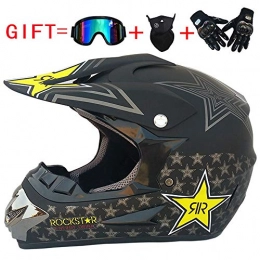 MTTK Clothing Downhill helmet gifts goggles mask gloves BMX MX ATV bike race full face helmet for man and woman, A, XL(60~61) CM
