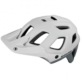 Endura SingleTrack Helmet II MTB, White - S/M, Bianco