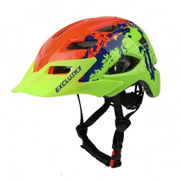 Exclusky Mountain Bike Helmet Exclusky Kids / Child boys cycle Helmets for Bike Skating Scooter Adjustable 50-57cm(Ages 5-13)