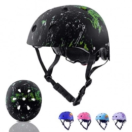 Exclusky Clothing Exclusky Kids / Child / Children Cycle Helmet, CE Certified Adjustable Multi-Sports BMX Skateboard Scooter Riding Bike Helmet for Ages 3-8 Years Boys Girls