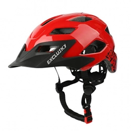 Exclusky Mountain Bike Helmet Exclusky Kids Cycle Helmet CE Certified 5-13 Years Child Bike Helmets For Boys Girls Adjustable Lightweight