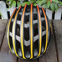 Faus Koco Clothing Faus Koco Bicycle Helmet Male And Female Pneumatic Helmet Mountain Bike Helmet Bicycle Sports Helmet Breathable Comfort (Color : Gold)