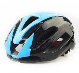 Fenghezhanouzhou Mountain Bike Helmet Fenghezhanouzhou Bicycle Accessories PC And EPS Material Mountain Bike Helmet, Integrated Molding Riding Helmet Outdoor, Unisex (Color : Black blue)