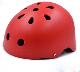FGDFGDG Clothing FGDFGDG Helmet Round MTB Bicycle Helmet Men Women Sports Accessories Bicycle Helmet Adjustable Head Size Mountain Road helmet bike, Red, 52 / 54cm