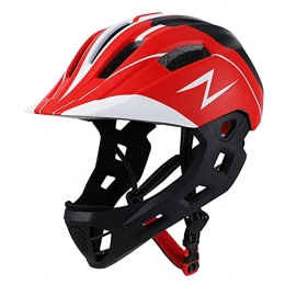 fuchsiaan Clothing fuchsiaan Kids Full-face Bike Helmet with Taillights Light, Breathable, Lightweight, Adjustable, Safety Cycling Helmet, for Mountain Bikes, Road Bikes, BMX, Scooter