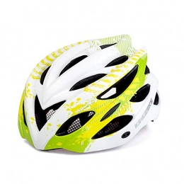 FYLY Mountain Bike Helmet FYLY-Bike Helmet with LED Taillight, Lightweight Adult Cycling Protective Helmet with Removable Visor, for Adult Men And Women, Green