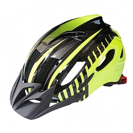 G&F Mountain Bike Helmet G&F Bike Helmet, Lightweight MTB Cycling Helmet, Adult Adjustable Bicycle Helmet for Men Women Youth with Detachable Visor (Color : Green, Size : 54-63)