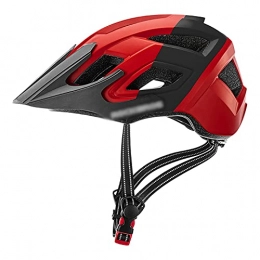 G&F Clothing G&F Bike Helmet with Adjustable MTB Bicycle Cycling Helmet Replacement Lining and Detachable Visor for Men Women Youth Lightweight (Color : Red, Size : 57-62)
