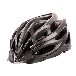 G&F Mountain Bike Helmet G&F Mountain Bike Helmet Mens Adults Lightweight MTB Bike Racing Cycling Helmet with Detachable Visior 55-61cm (Color : Black, Size : 58-61)