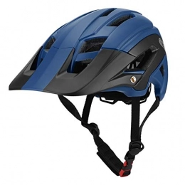 GAX Mountain Bike Helmet GAX Lightweight Cycling Bicycle Helmet with Detachable Visor Mountain Bike Sports Safety Protective Helmet