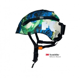 Hedkayse Mountain Bike Helmet Hedkayse|ONE Multi Impact | Foldable Cycle Helmet | Safest Toughest Urban Commuter Bike helmet | For Men and Women | (Blue Rose)