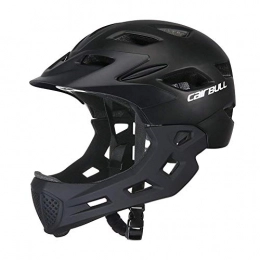 Heemtle Clothing Heemtle Kids Bicycle Helmet Full Face Helmet for Bike Motorcycle Children Safety Guard Sports Protective Equipment for Riding Skating black