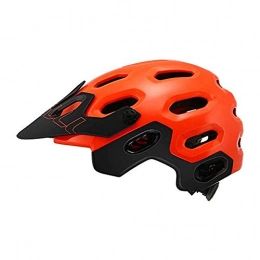 Heemtle Mountain Bike Helmet Heemtle Super Lightweight MTB Road Cycling Helmet Breathable Ultralight Bike Riding Helmet Head Protection Integrally-molded Helmets (Orange M:54-58cm)