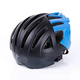 UQY Clothing Helmet mountain bike riding built-in aluminum bracket helmetSpecialized Cycle Bike Helmet with Super Light-blue-L(58-62cm)