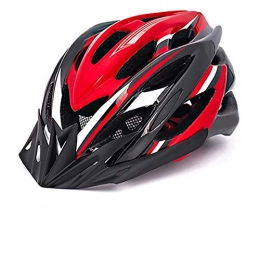 MYKK Clothing Helmet MYKK Bike Helmet LED Lights Visors for Men Women Breathable Ultralight Sport Cycling Helmet MTB Mountain Road Bicycle Helmet Black Red Helmet