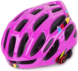 QZMX Mountain Bike Helmet helmet Youth lightweight mountain bike helmet scooter skating men and women safety protection riding CE certification impact resistance (6 colors) motorcycle helmet (Color : Pink)
