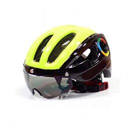 Yuan Ou Clothing Helmet Yuan Ou 270g ultralight EPS bicycle helmet for men road mtb mountain bike helmet lenses goggles cycling helmet 9 vents green-black