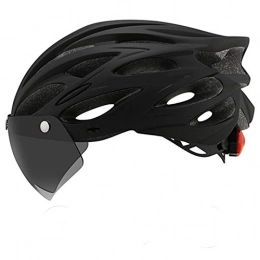 Yuan Ou Clothing Helmet Yuan Ou Bicycle with One-piece mountain mtb road bike helmet Breathable Bilateral Powermeter Removable riding accessorie Black