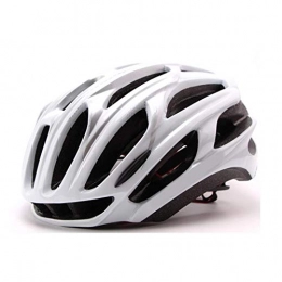 Yuan Ou Clothing Helmet Yuan Ou Ultralight Racing Cycling Helmet Intergrally-molded MTB Bicycle Helmet Outdoor Sports Mountain Road Bike Helmet L(57-63) White