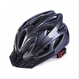 Implicitw Clothing Helmets bicycles riding one-piece helmets men and women mountain bike helmets-black