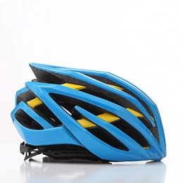 HKRSTSXJ Clothing HKRSTSXJ Bicycle Mountain Wheel Skating Helmet Equipment Riding Helmet Men and Women One-piece Bicycle Helmet (Color : E blue)