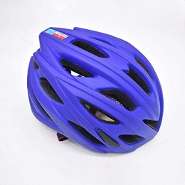 HKRSTSXJ Clothing HKRSTSXJ Cycling Helmet Light Men and Women Breathable Mountain Bike Helmet Light Single Piece Helmet (Color : E blue)