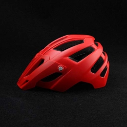 HKRSTSXJ Mountain Bike Helmet HKRSTSXJ Cycling Helmets Male Bicycle Helmet Female Bicycle Helmet Breathable Comfortable Adult Mountain Bike Helmet (Color : Red)