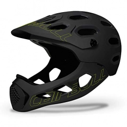 Hktec Mountain Bike Helmet Hktec Extremely Sports Safety Helmet Detachable Mountain Cross-country Bicycle Full Face Enduro Helmet Scooter Skateboard BMX&MTB Bike Cycling Racing Helmet for Riding Head Protection 56-62cm